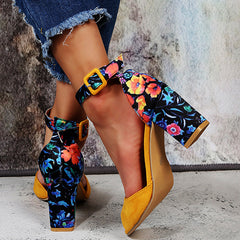Bellccini Floral Flower Heels