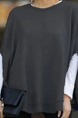 Casual Solid Pullovers O Neck Cardigans(5 Colors)