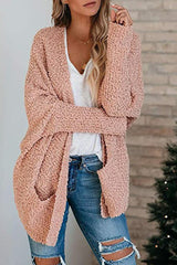 Casual Daily Solid Doll Sleeve Cardigan(5 Colors)
