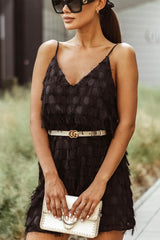 Romantic Dreams Tassels Mini Dress -3 Colors