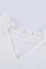 Breezy Beauty Dotted Long Sleeve Top