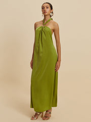 Backless Halter Long Dress