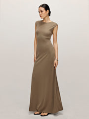 Backless Slim Flowy Long Dress