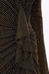 Blakely V Neck Rhinestone Dress