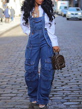 Indiebeautie Cargo Denim Overalls