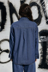 Gina Flower Denim Shirt