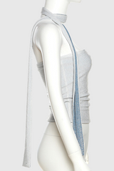 Lilliana Off Shoulder Sequin Double Color Top