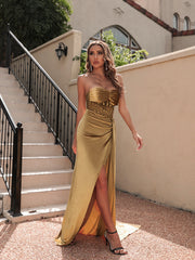 Black Sheath Split Irregular Dress