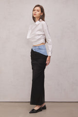 Stormi Asymmetric Top In White