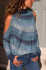 Big Dreams Cold Shoulder Print Blouse - 3 Colors