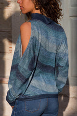 Big Dreams Cold Shoulder Print Blouse - 3 Colors