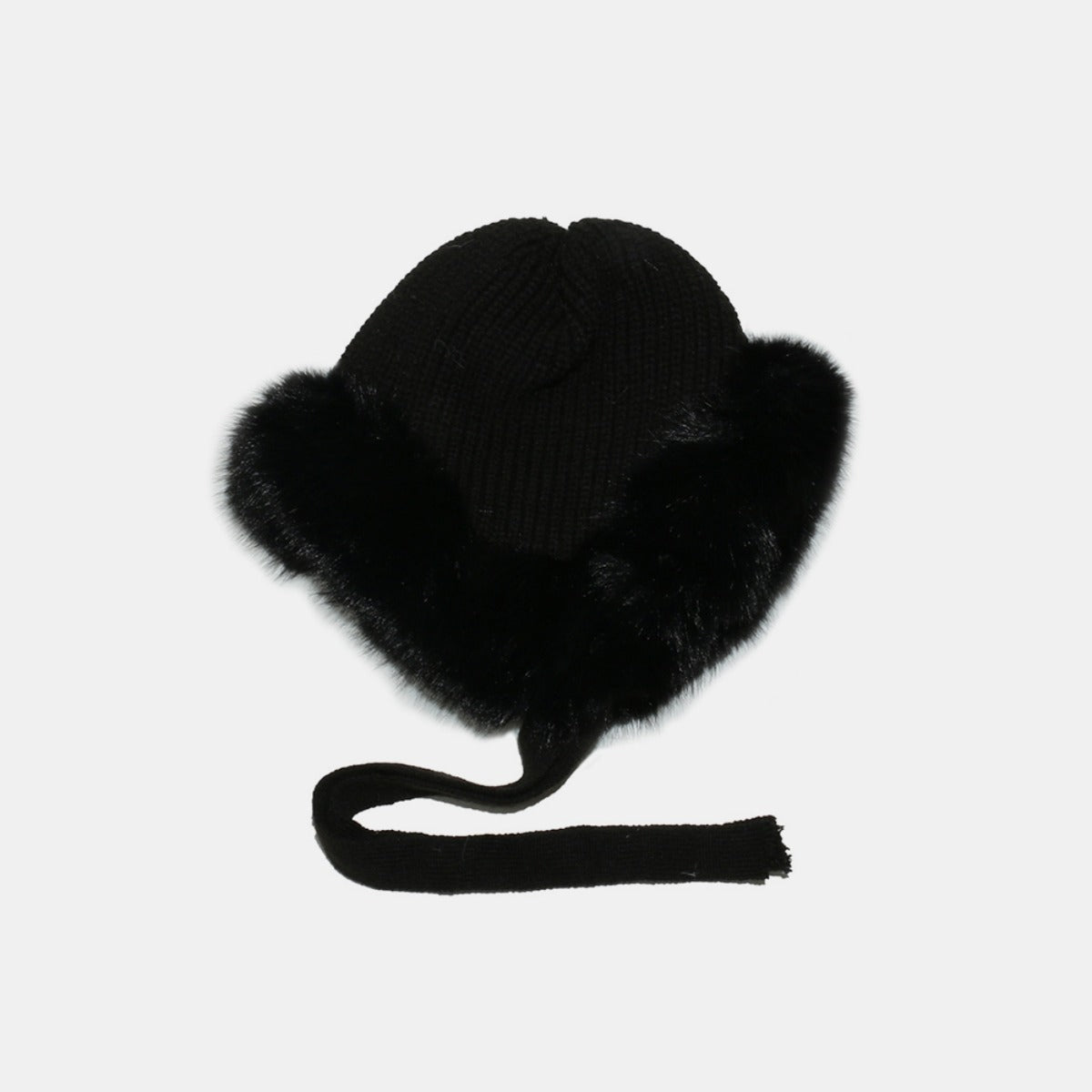 Thermo-Wintermütze mit Bindeband und Flausch