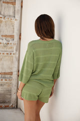 SEVEN WONDERS Samia Top Apple