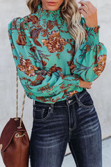 Livin' Breezy Floral Print Smocked Top