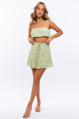 ELLIE TIERED MINI SKIRT