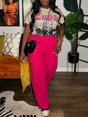 Indiebeautie Solid Cargo Pants