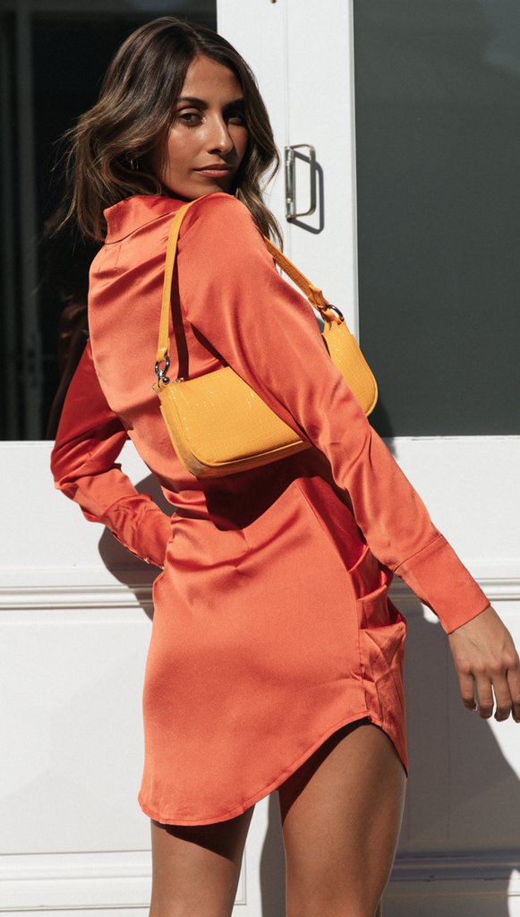Rust Ruby Shirt Dress