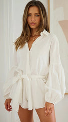 Snow White Long Sleeves Romper