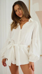 Snow White Long Sleeves Romper