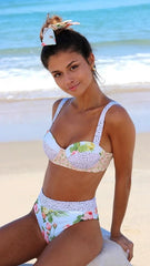 Floral Leopard Push-Up BIkini Sets