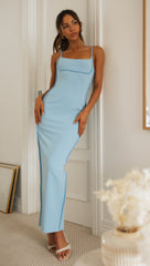 Aleksandra-Kleid (Himmelblau) 