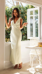 Lucy Maxi Dress (Sage)