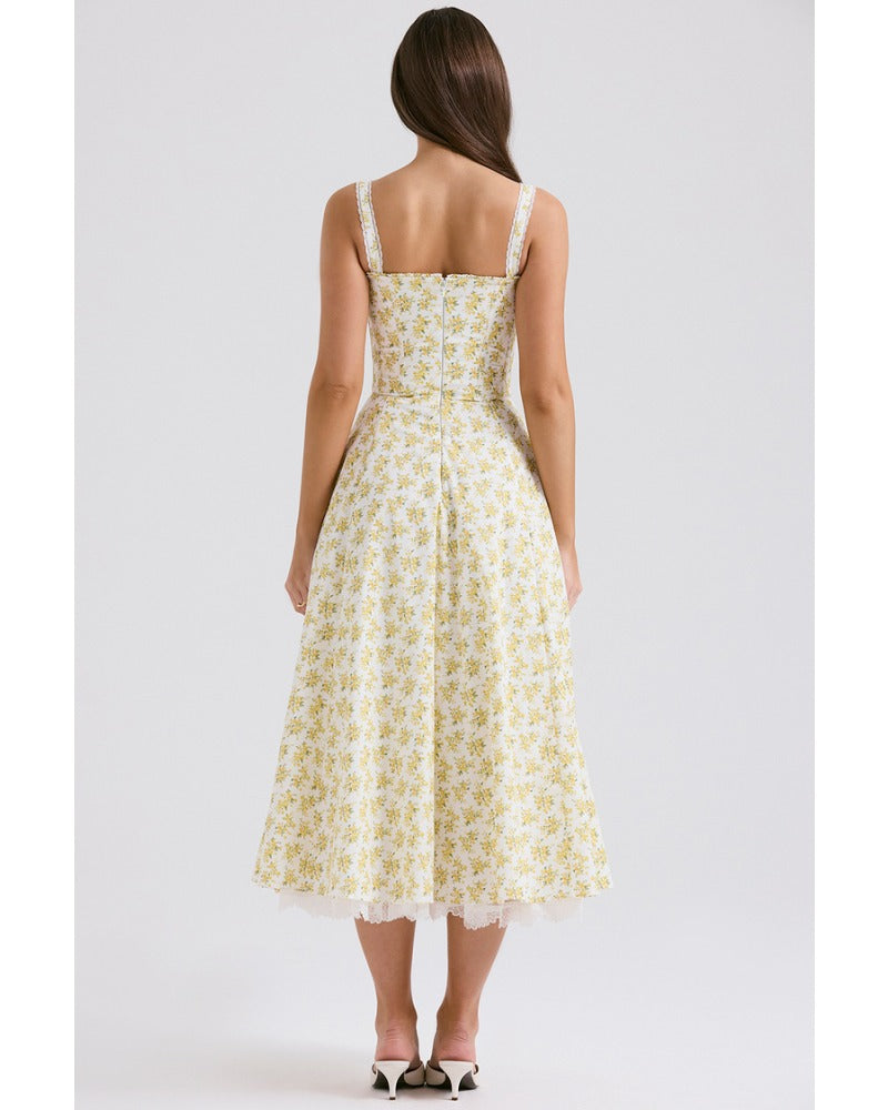 2024ss sexy halter loose double dress