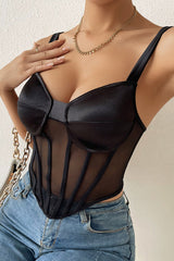 Dreamy Feelings Bustier Corset Crop Top - 2 Colors