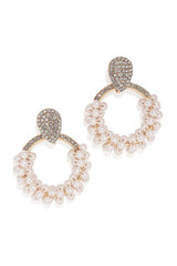 Baroque pearl earrings