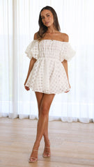Malery Mini Dress - White