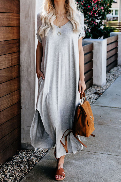 Sweet as Ever V-neck Bowknot Maxi Dress