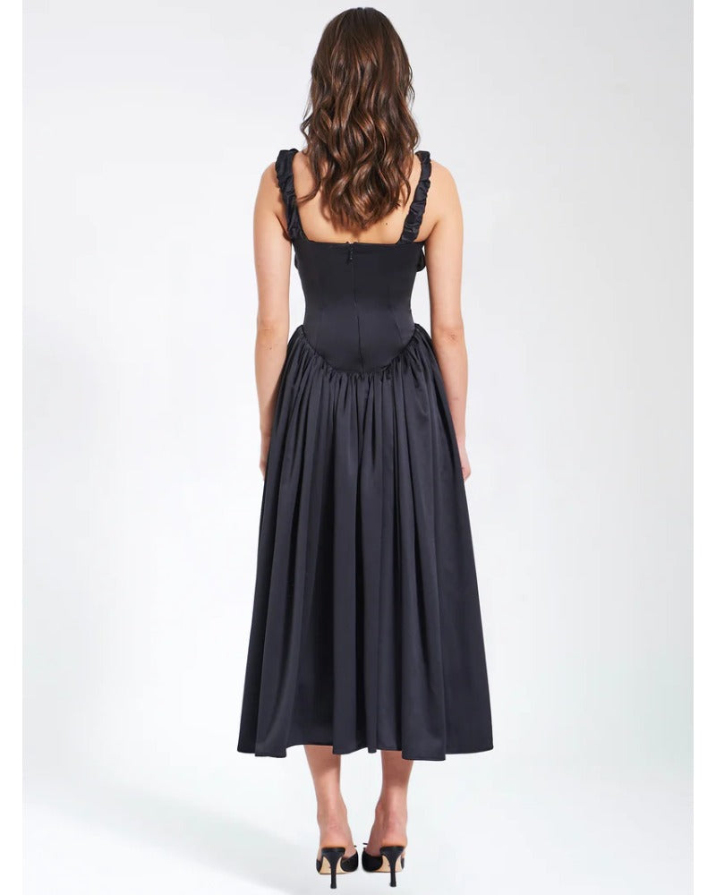 2024ss Sexy Slip-on slim party dress