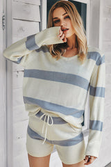 Need You Here Striped Knit Suit - 3 Colors