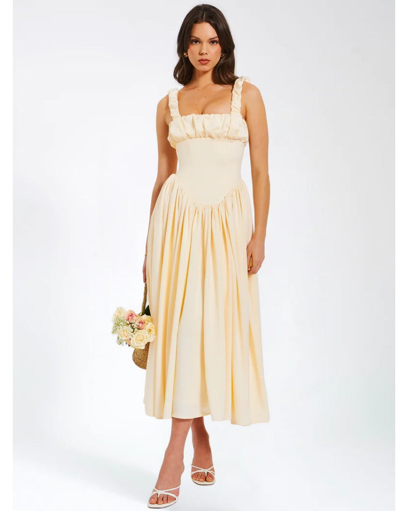 2024ss Sexy Slip-on slim party dress