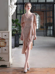 WOMEN V-NECK PARTY GOWN