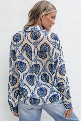 It's Your Time Print Long Sleeve Top