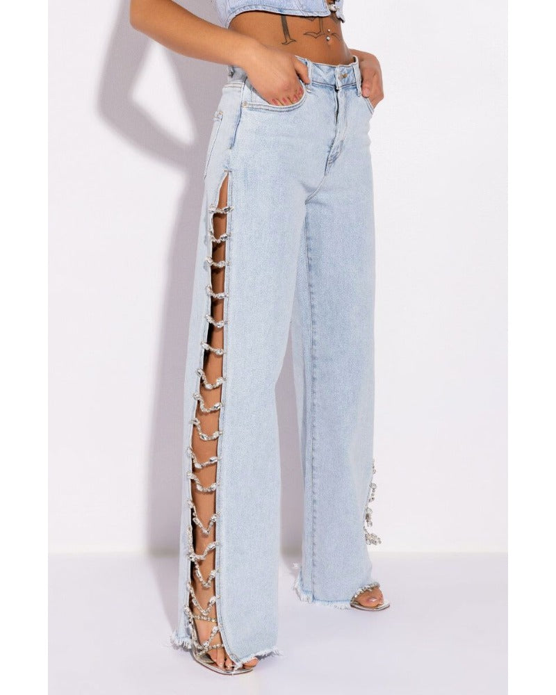 Personalisierte Vintage-Slim-Hosen in einfarbiger Farbe 