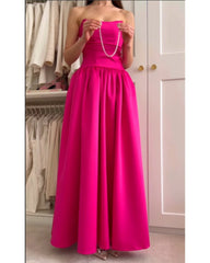 2024ss sexy strapless patchwork dress
