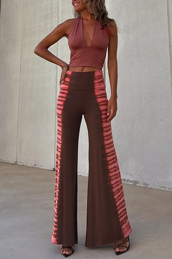 Very Necessary U-Neck ruched halter Crop Tank