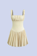 Elegant Satin Mini Dress