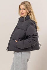 HYFVE Pufferjacke mit gesteppter Rückseite und Kordelzug