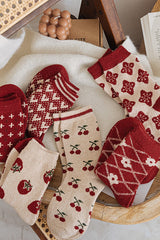 New Years' Eve Cotton Socks