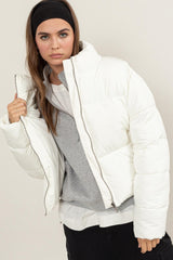HYFVE Pufferjacke mit gesteppter Rückseite und Kordelzug