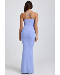 2024ss sexy Slip-on slim-fit party dress