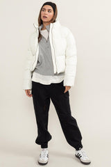 HYFVE Pufferjacke mit gesteppter Rückseite und Kordelzug