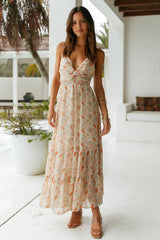 Garden Floral Slip Midi Dress