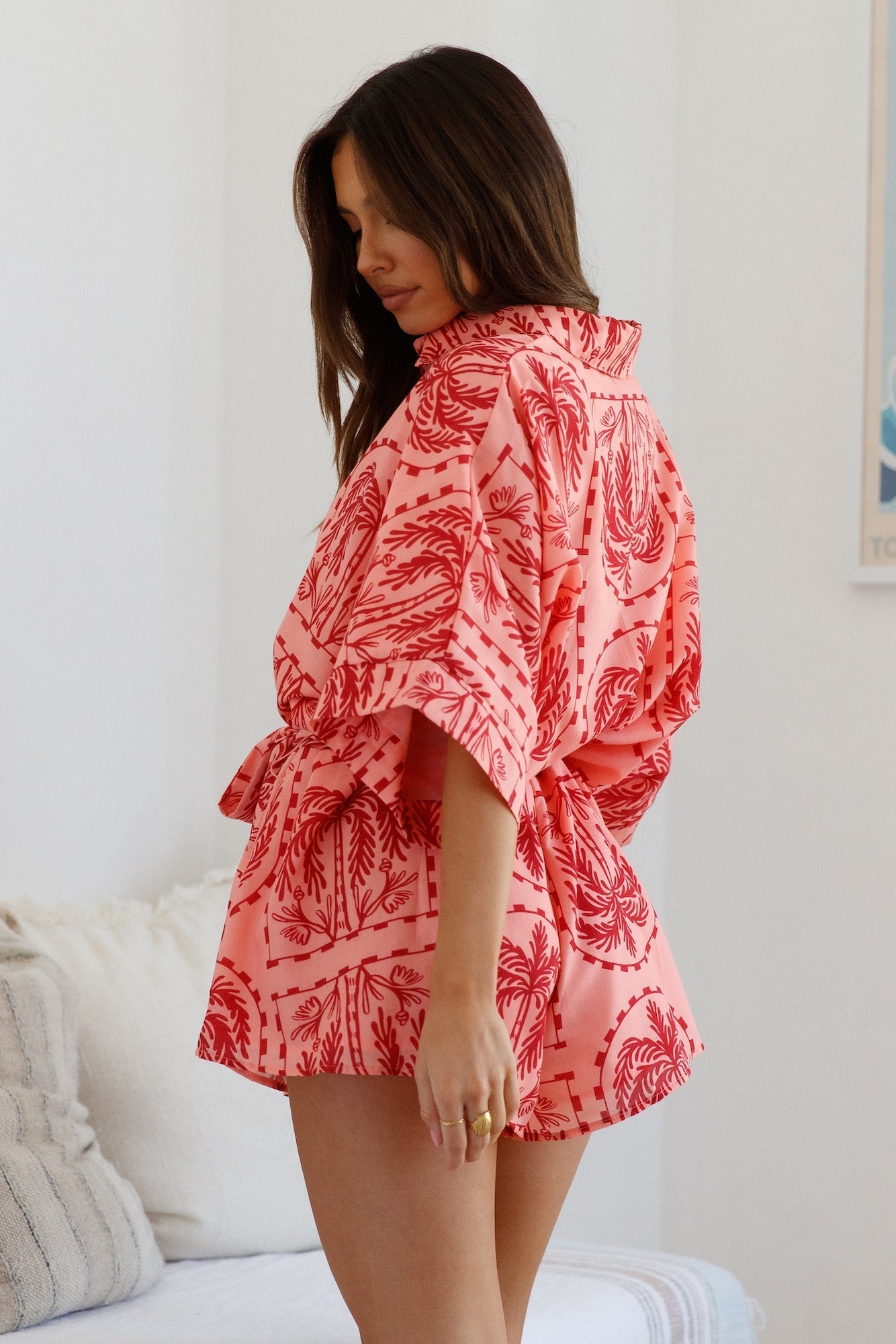 Sending Felicitations Romper Red