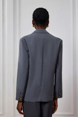 Avayah Flower Lapel Blazer