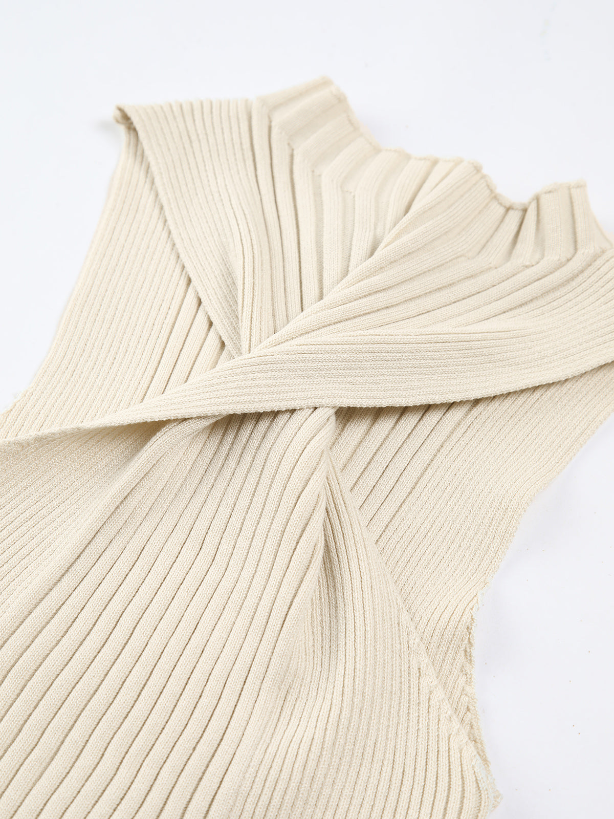 Twist Rib Mock Neck Bodycon Short Dress