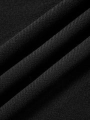 Slim Fit Contrast Binding Sweater Dress